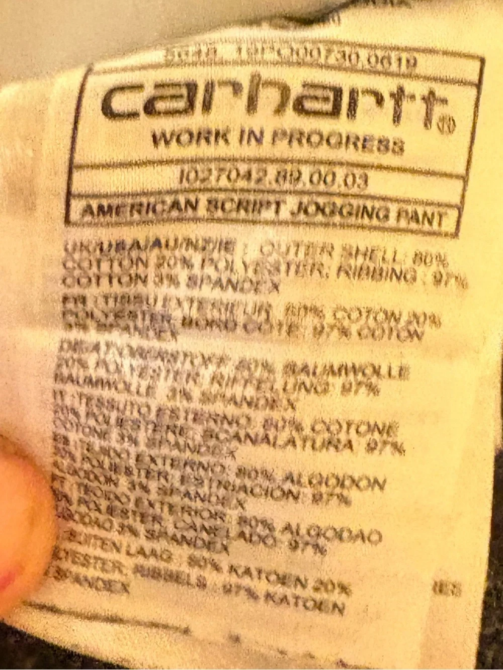 Carhartt WIP American Script Jogging Pant